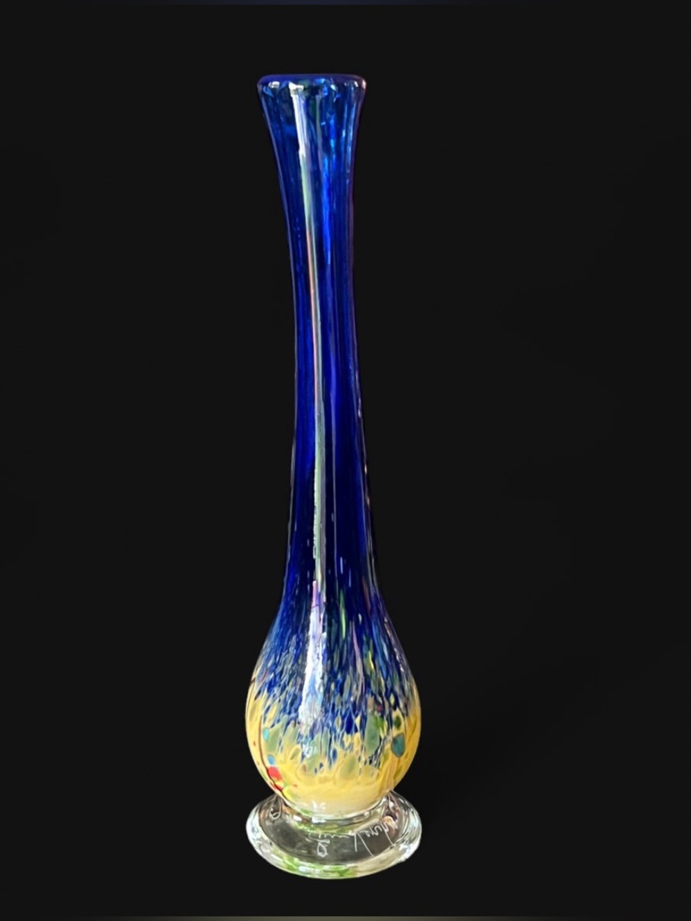 NWT Eamonn Vereker Art glass vase hand blown signed made in Australia